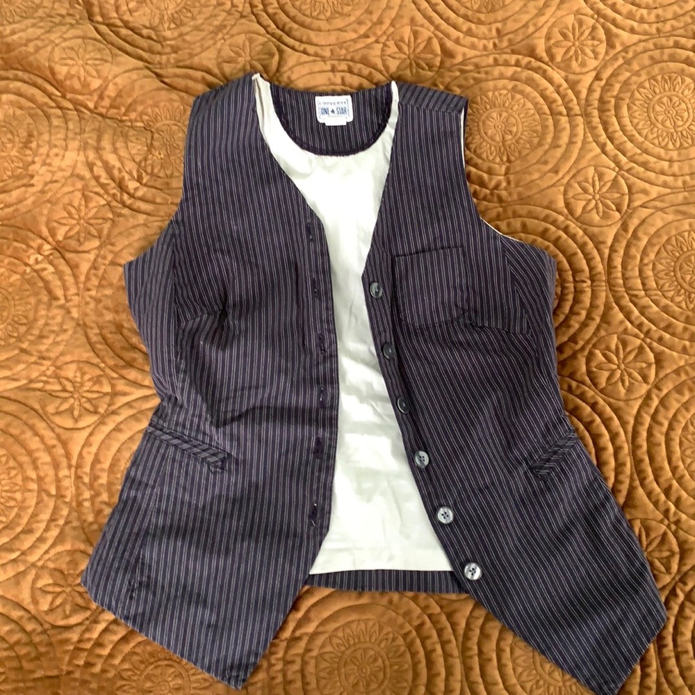 Vintage converse one star fitted vest